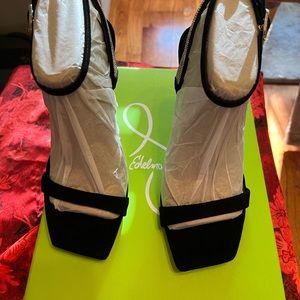 Sam Edelman Black Suede High Heels.